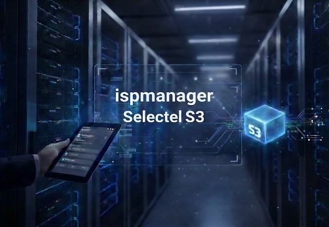 Настройка бэкапов ispmanager в холодное хранилище Selectel S3